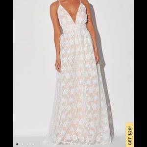 Lace maxi dress